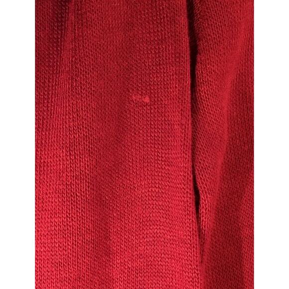 Vintage Champion V-neck Sweater Men's Small Red Uniform Crest BHS - Picture 6 of 10